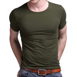 mens round neck plain t-shirts